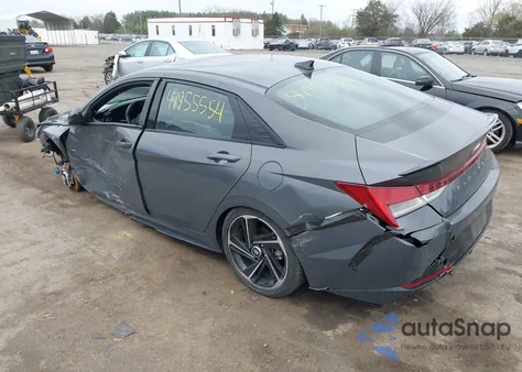 2023 Hyundai Elantra N Line z USA, uszkodzony, nr VIN KMHLR4AF0PU593001